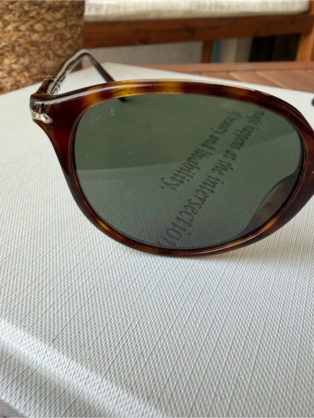 Persol PO3210S Typewriter Evolution Havana Green Sunglasses 51mm Unisex